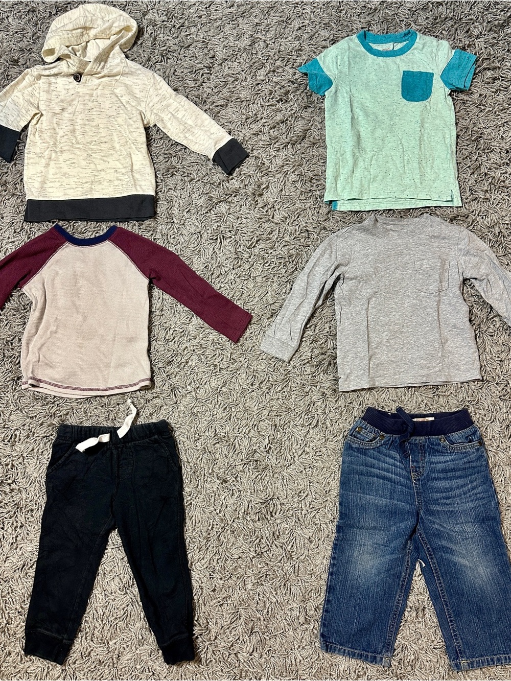 Carter's Teal Pocket Tee with Teal Trim